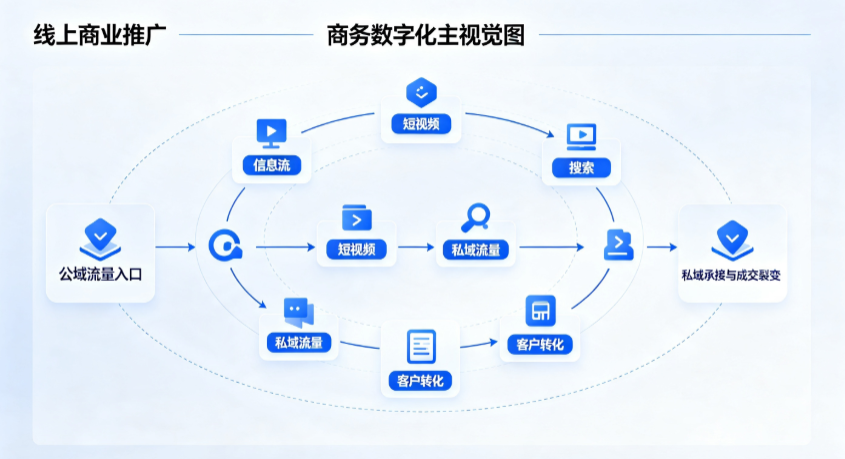 松江区线上商业推广怎么做？全域流量闭环搭建与低成本转化实战指南